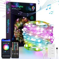 🌟 smart led fairy string lights for bedroom, 32.8ft indoor plug-in string lights, app scene control, 66 fairy lights, suitable for christmas logo