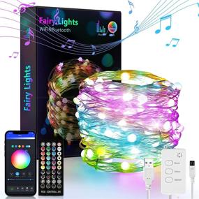 img 4 attached to 🌟 Smart LED Fairy String Lights for Bedroom, 32.8ft Indoor Plug-in String Lights, APP Scene Control, 66 Fairy Lights, Suitable for Christmas