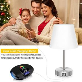 img 2 attached to Yueximei Dimmable Charging Nightstand Included