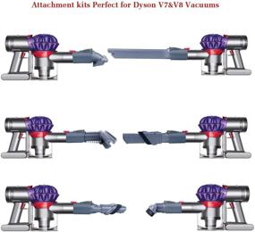 img 3 attached to I Clean 7 Packs Dyson V7 Attachments - Compatible with Dyson V8, V8 Absolute, V7, V6, DC59, DC44, DC35, DC24, DC16, DC62, DC39, V10, V10 Absolute, V11 Animal - Cord-Free Vacuum Parts