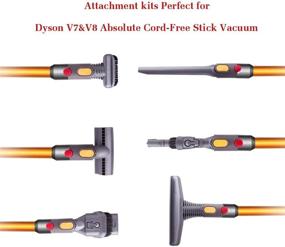 img 2 attached to I Clean 7 Packs Dyson V7 Attachments - Compatible with Dyson V8, V8 Absolute, V7, V6, DC59, DC44, DC35, DC24, DC16, DC62, DC39, V10, V10 Absolute, V11 Animal - Cord-Free Vacuum Parts