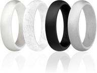 💍 roq silicone wedding ring: stylish & affordable bridal sets in glitters & metallic - rose gold, silver, pink, black, blue logo