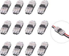 img 4 attached to 🔌 Efficient Low Voltage Wire Tap Connectors, I-Type 2 Pins - 12 Pack: 20-24 Gauge Wire Splicer
