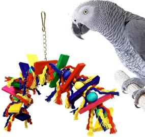 img 4 attached to ANIAC Colorful Birdcage Accessories Parakeet