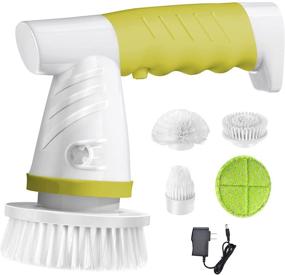 img 4 attached to SZFIXEZ Electric Scrubber Rechargeable Replaceable