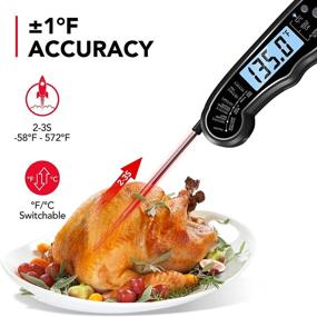 img 2 attached to Thermometer Instant Cooking Digital Backlight Kitchen & Dining for Kitchen Utensils & Gadgets