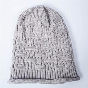 img 3 attached to Senker Slouchy Beanie Oversized Women Outdoor Recreation in Hiking & Outdoor Recreation Clothing