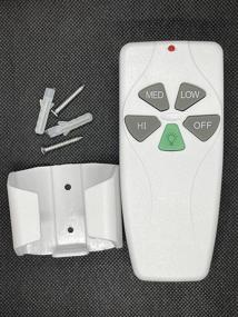 img 1 attached to 🔧 Versatile Ceiling Fan Remote Control Replacement Compatible with Hampton Bay, Harbor Breeze, and Hunter fan models KUJCE9103, 2AAZPFAN53T, FAN-53T, L3HFAN11T, FAN-11T, L3HFAN35T1, FAN-35T, CHQ8BT7030T, CHQ7030T, UC7030T