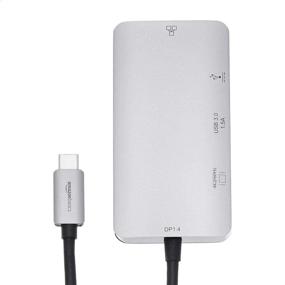 img 3 attached to 🔌 Enhanced Amazon Basics USB C Adapter: HDMI, Ethernet, USB 3.0, 100W Power Delivery, All-in-One Solution