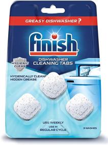 img 4 attached to 🧼 Get Rid of Stubborn Grease and Grime with Finish In-Wash Dishwasher Cleaner: 3 ct.