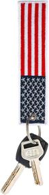 img 2 attached to 🔑 Multipurpose 3-Piece American Flag Keychain Tag with Key Ring for Keys, Cars, Backpacks, Luggage, and Gifts