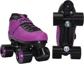 img 3 attached to Epic Skates Nitro Turbo Quad Speed Roller Skates, Ideal for Indoor and Outdoor Use