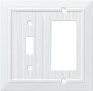 🔳 franklin brass w35270-pw-c classic beadboard wall plate/switch plate/cover, pure white логотип