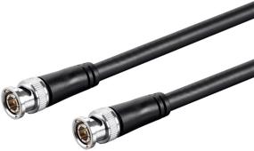 img 3 attached to 🔌 3ft Black Monoprice Viper Series HD-SDI RG6 BNC Cable - Ideal for HD-Serial Digital Video Transfer, Mobile Apps, HDTV Upgrades, and Broadband Facilities