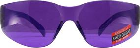 img 3 attached to 🕶️ Optimized Global Vision Rider Safety Motorcycle Sunglasses with Purple Frame and Z87.1 Purple Lens