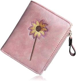 img 4 attached to 💼 Stylish and Functional Pofee Women's Wallet: Compact Bifold Handbags & Wallets Combo