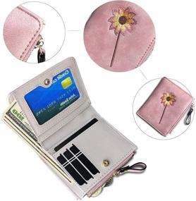 img 2 attached to 💼 Stylish and Functional Pofee Women's Wallet: Compact Bifold Handbags & Wallets Combo