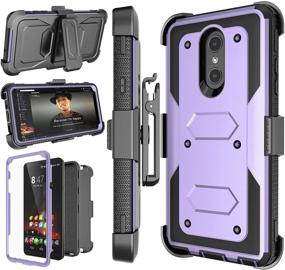 img 4 attached to Njjex Compatible With LG Stylo 4 Case/LG Q Stylus Holster Cell Phones & Accessories