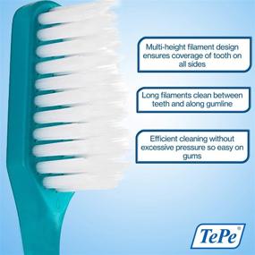 img 3 attached to 🪥 TEPE Supreme Soft Toothbrushes – Pack of 4 Soft Bristle Toothbrushes