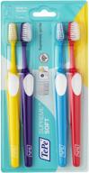 🪥 tepe supreme soft toothbrushes – pack of 4 soft bristle toothbrushes logo