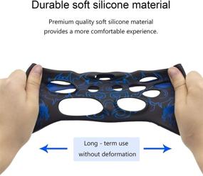 img 2 attached to 🎮 Enhance Your Xbox One Controller with BRHE Anti-Slip Silicone Cover Case Set in Blue: Ultimate Protection & Improved Grip!