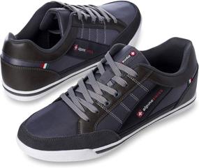 img 2 attached to Alpine Swiss Stefan Fashion Sneakers Men's Shoes for Fashion Sneakers