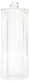 img 2 attached to 💄 Danielle Creations Cylinder Acrylic Cotton Pad Dispenser: Convenient and Stylish Storage Solution for Your Beauty Routine