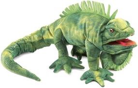 img 4 attached to 🦎 Folkmanis 2258 Iguana Hand Puppet: Unleash your child's imagination!