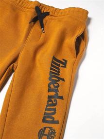 img 2 attached to 👖 Medium Boys' Timberland Fleece Jogger Sweatpants - Clothing and Pants