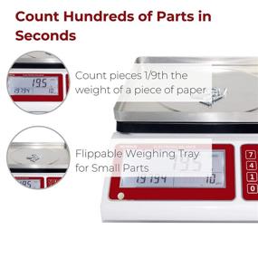 img 1 attached to 📊 American Fristaden Lab Industrial Counting Scale: High-Precision Digital Balance for Efficient Part and Coin Counting, 30kg Capacity, 0.5g Accuracy, 1 Year Warranty