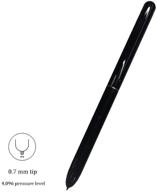 🖊️ high-quality replacement touch stylus s pen pointer pen for samsung galaxy tabs4 s4 ej-pt830 t835 t837 /s21 ultra stylus pen + tips/nibs - black logo
