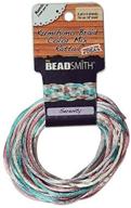 🧵 beadsmith xcr-3038 serenity mix satin rattail cord - 4 color pack, 3 yd/2mm logo