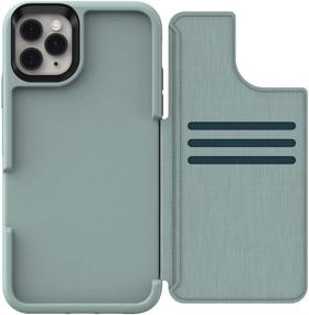 img 3 attached to LifeProof FLIP SERIES Wallet Case For IPhone 11 Pro Max - WATER LILY (SURF SPRAY/DARK JADE)