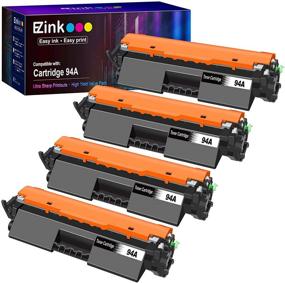 img 4 attached to 🖨️ E-Z Ink (TM) Compatible Replacement Toner Cartridge for HP 94A CF294A, Ideal for Laserjet M118dw M148dw M148fdw M149fdw, 4-Pack, High-Quality Black Printer Toner