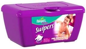 img 4 attached to 👶 Convenient Pampers Swipers Baby Wipes - 60 Wipes in One-Touch Tub (Pack of 8)