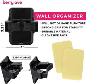 img 3 attached to 🍓 Berry Ave Non-Drilling Organizers with Enhanced Anti-Slip Technology