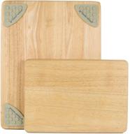 🪓 architec gripperwood cutting boards - set of 2 - beechwood with non-slip gripper feet - 11x8 and 14x11 inches logo