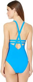 img 1 attached to Seafolly Womens Active Deep V Swimsuit Women's Clothing and Swimsuits & Cover Ups