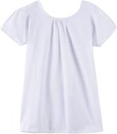 noomelfish girls criss t shirts sleeve girls' clothing for tops, tees & blouses logo