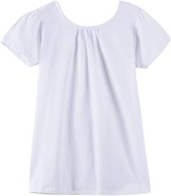 img 3 attached to Noomelfish Girls Criss T Shirts Sleeve Girls' Clothing for Tops, Tees & Blouses