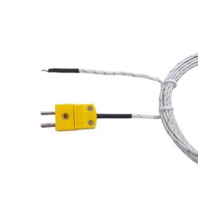 img 1 attached to 🌡️ Twidec/4Pcs 3M K-Type Mini-Connector Sensor Probe for Thermocouple Thermometer & Meter – Temperature Range: -50~400°C (-58~752℉) TP-W-4PCS: High-Performance Temperature Sensors for Accurate Readings