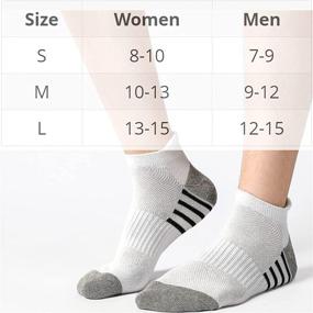 img 3 attached to GLENMEARL 6 Pack Ankle Running Socks: High-Performance Low Cut Sport Socks for Men and Women