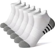 glenmearl 6 pack ankle running socks: high-performance low cut sport socks for men and women logo