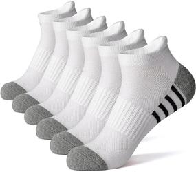 img 4 attached to GLENMEARL 6 Pack Ankle Running Socks: High-Performance Low Cut Sport Socks for Men and Women