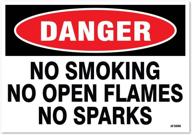 danger smoking adhesive protected waterproof occupational health & safety products for safety signs & signals logo