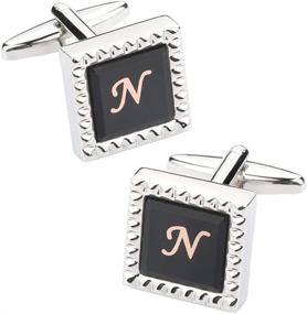 img 3 attached to HHGEE XING Cufflinks Business Initials