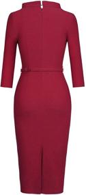 img 3 attached to 👗 MUXXN Vintage Elegant Cocktail Evening Women's Dress Apparel
