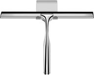 🚿 stainless steel shower squeegee - 12 inches - ideal for shower doors, bathroom, kitchen, windows, and car glass logo