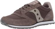 stylish saucony originals lowpro charcoal men's sneaker: an iconic shoe for casual comfort logo