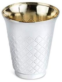 img 2 attached to Silver Coated Plastic Disposable Kiddush Wine Cups, 25 Pack - 6 oz for Wedding, Passover Seder, Gifts, Kids, Sipping Wine